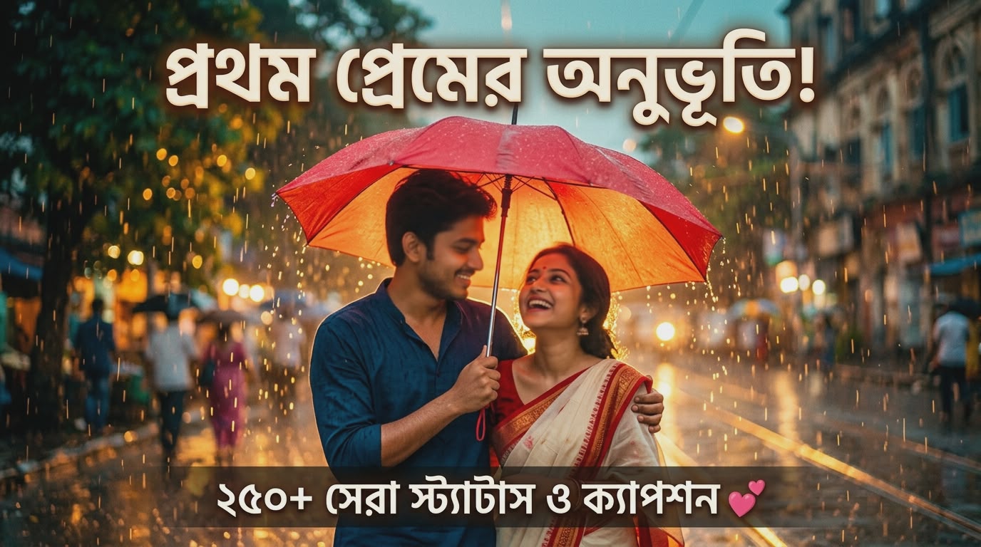 সেরা ২৫০+ First Love Status Bangla | প্রথম প্রেমের স্ট্যাটাস